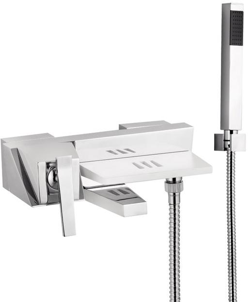 Rubinetterie Mariani Смеситель для ванны настенный с ручным душем Panfilo 202-pf - Вид №1