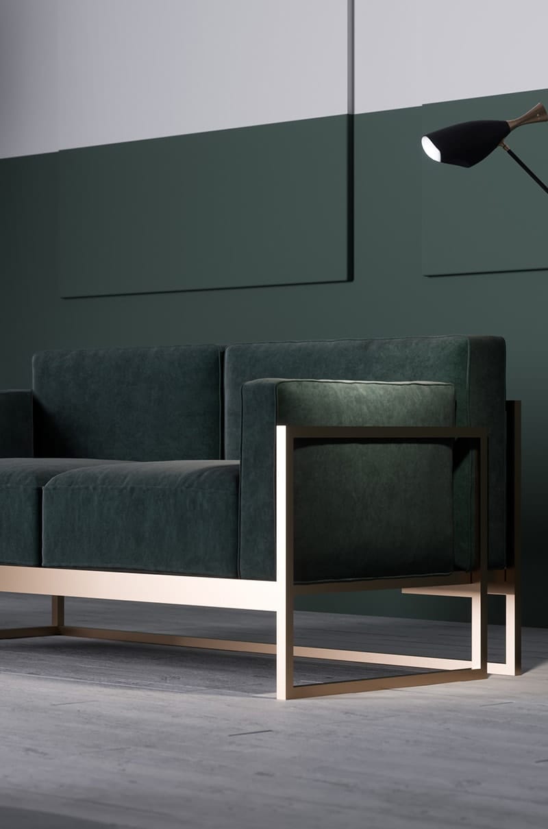 2-местный тканевый диван TrabA' Kirk ARCH-00033647 - Вид №4