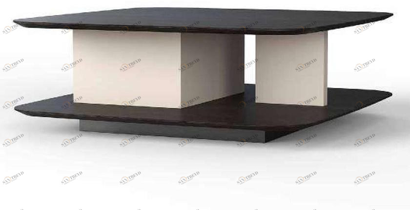 Now & Future Прямоугольный журнальный столик из мдф с журнальной стойкой sun-id-1353808