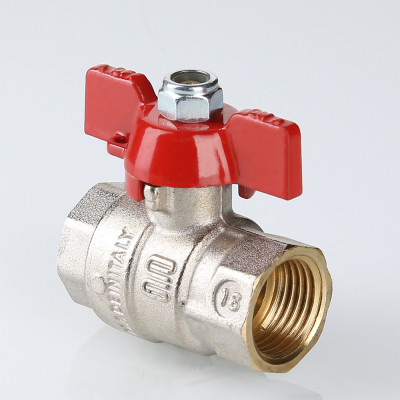 S.217.04 Кран шаровой ENOLGAS BASIC с ручкой «бабочкой» и внутренней резьбой Valtec 1/2"  - Вид №5