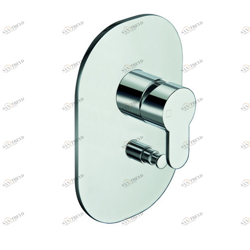 CRIRN659 Внешние части смесителя для ванны / душа с переключателем на 2 выхода для CRICS535 и накладкой из АБС-пластика Cristina Rubinetterie 