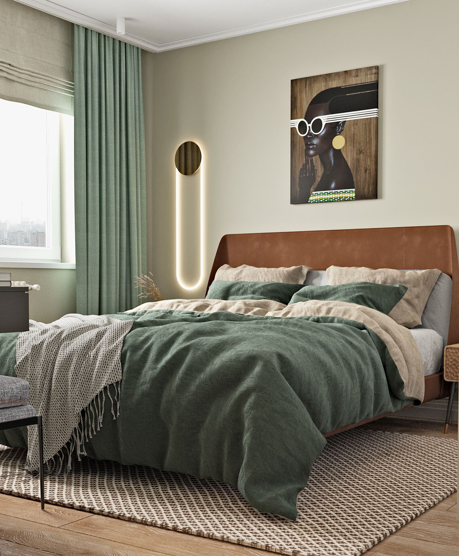 Стеклянный светодиодный настенный светильник Darmes Ra ARCH-00050010 - Вид №40