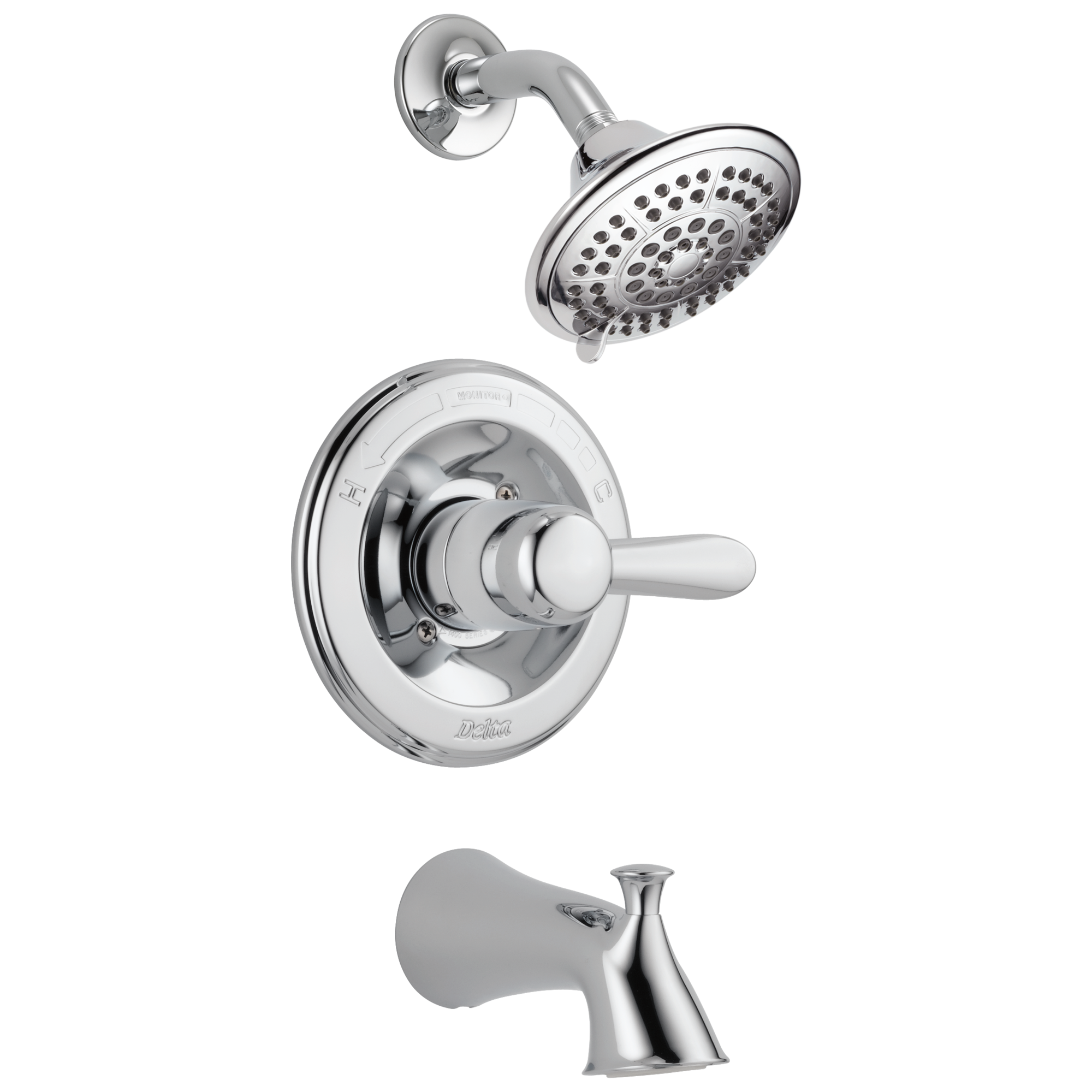 T14438 Для ванны и душа Monitor® серии 14 Delta Faucet Lahara Хром 