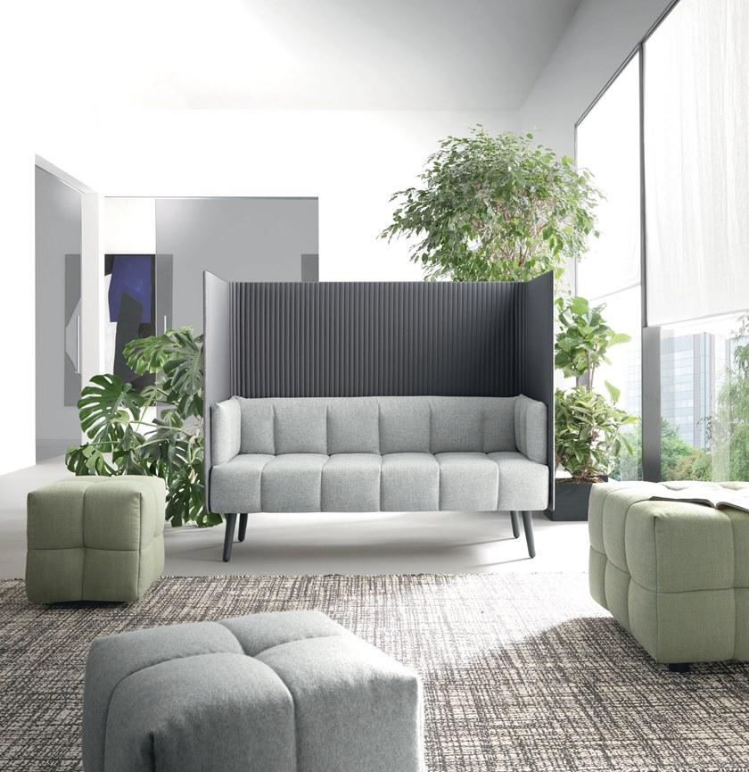 Martex Квадратный пуф из ткани Inattesa sun-id-1414552 - Вид №1