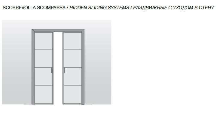 Дверь из матового стекла Longhi Aluminiun Chic-Doors ARCH-00080272 - Вид №6