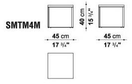 Maxalto Квадратный мраморный журнальный столик Lithos sun-id-1404225 - Вид №5