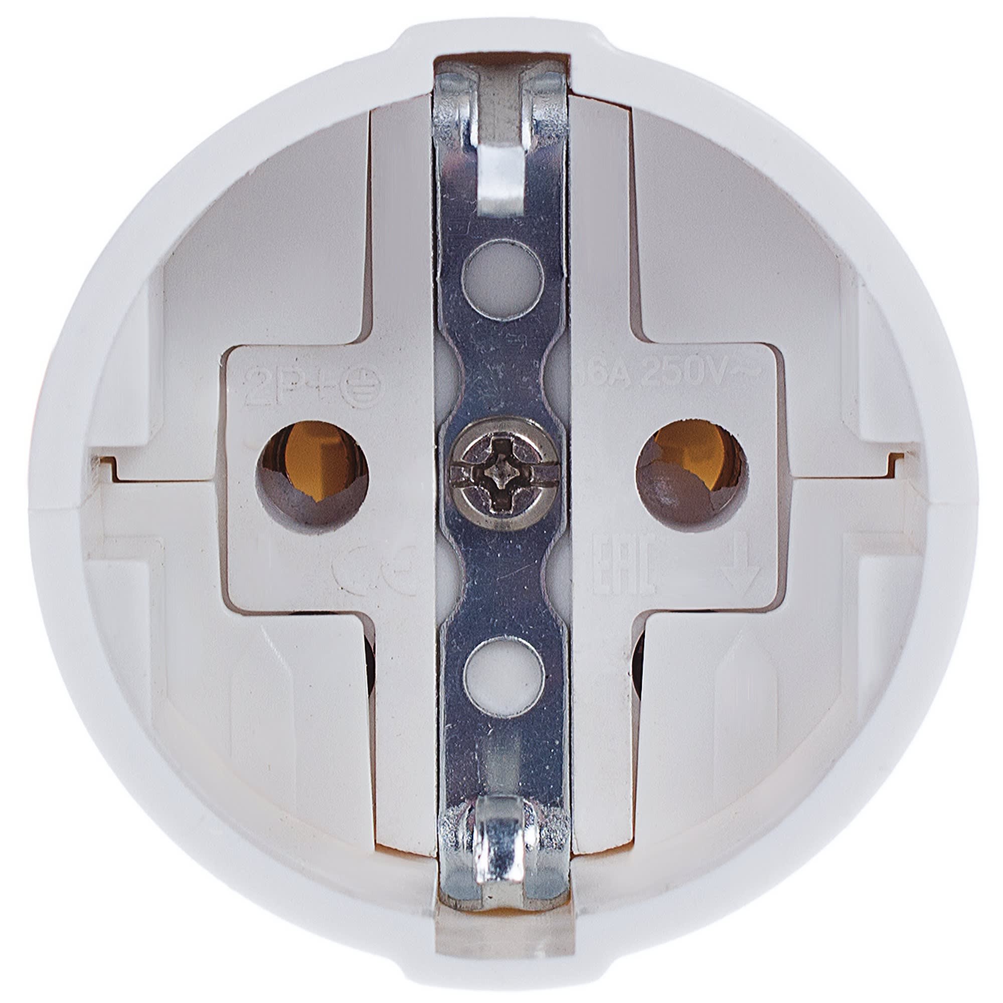 18373462 Удлинитель с заземлением для маломощной техники 1 розетка 3 м цвет белый Santreyd  - Вид №1