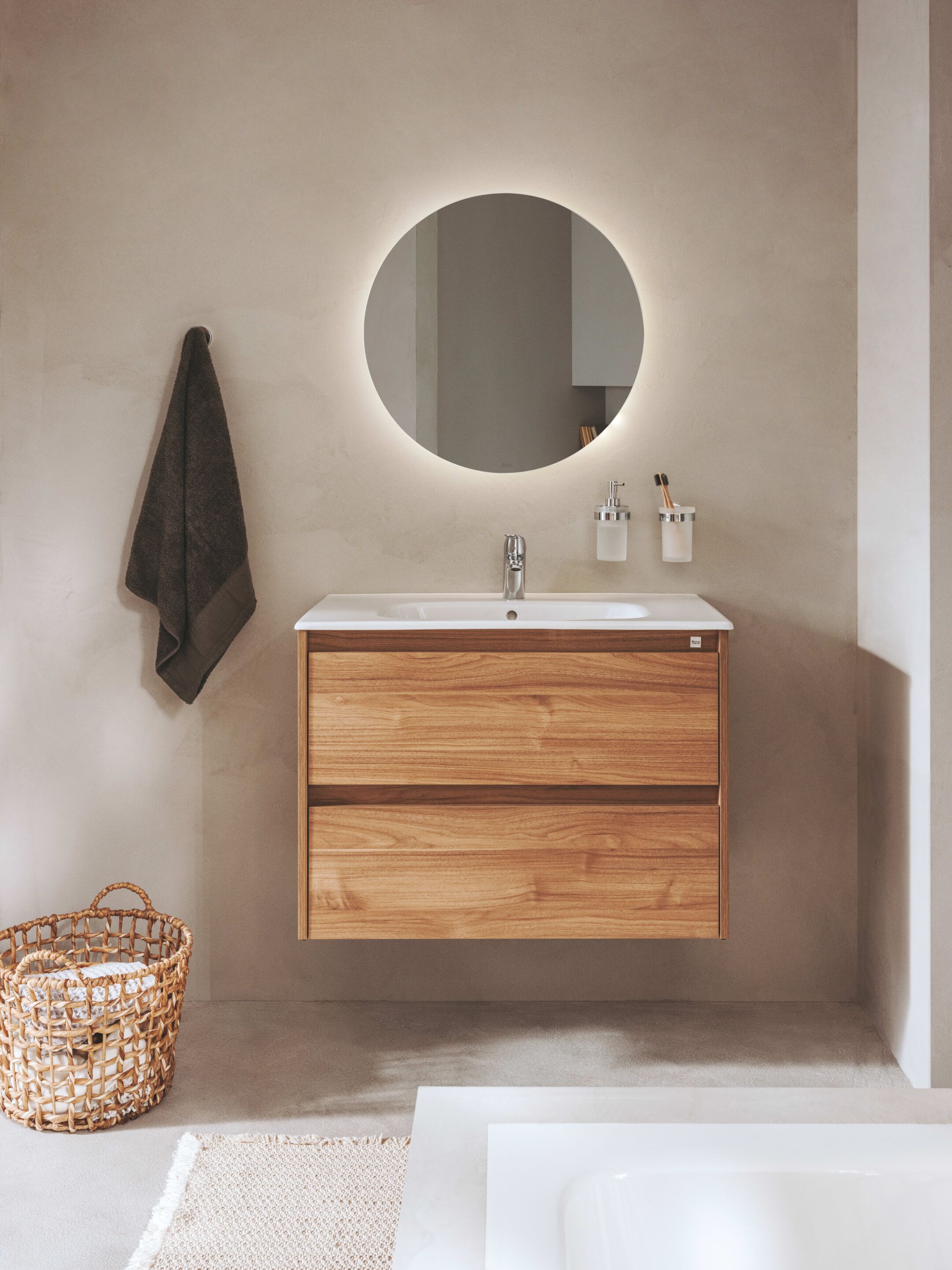 Круглое зеркало со встроенным настенным освещением Roca ARCH-00083097 - Вид №14