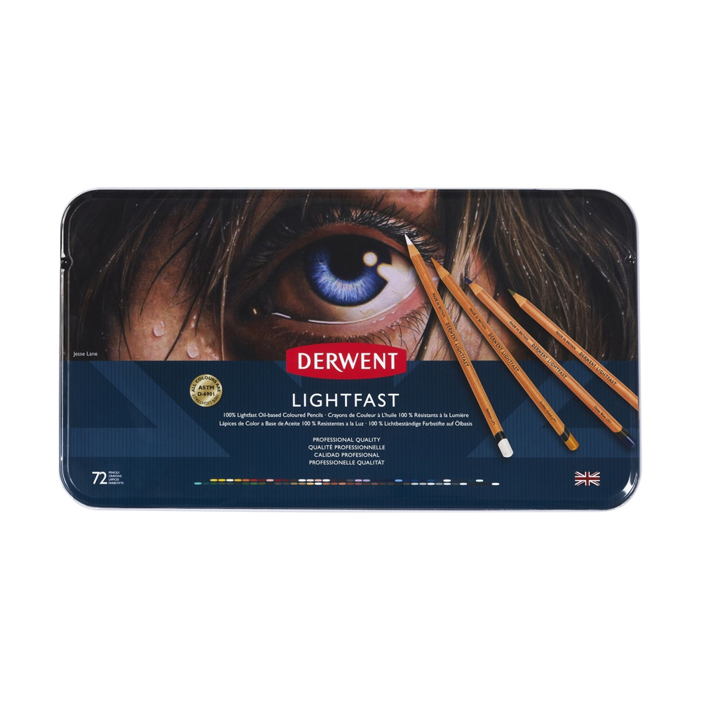 2302722 Набор цветных карандашей Lightfast 72 цв. 72 шт. Derwent 