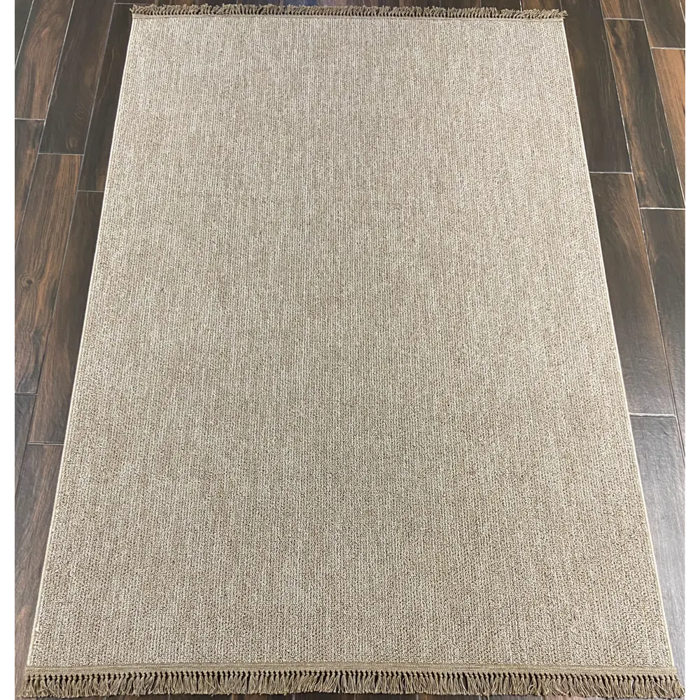 Ковер OZKAPLAN KARPET Vegas бежевый 80x150 см с петлевым ворсом 89374969 STLM-1445390 - Вид №2