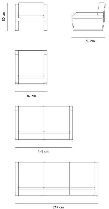 Lgtek 3-х местный диван Fabris sun-id-1502660 - Вид №4