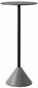 Bentu Design Высокий бетонный стол с алюминиевой столешницей Ding C239055-c239045