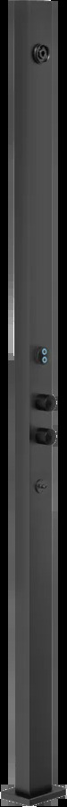 Душевая колонка 63233 299 Gessi Outdoor МАТОВО-ЧЕРНЫЙ