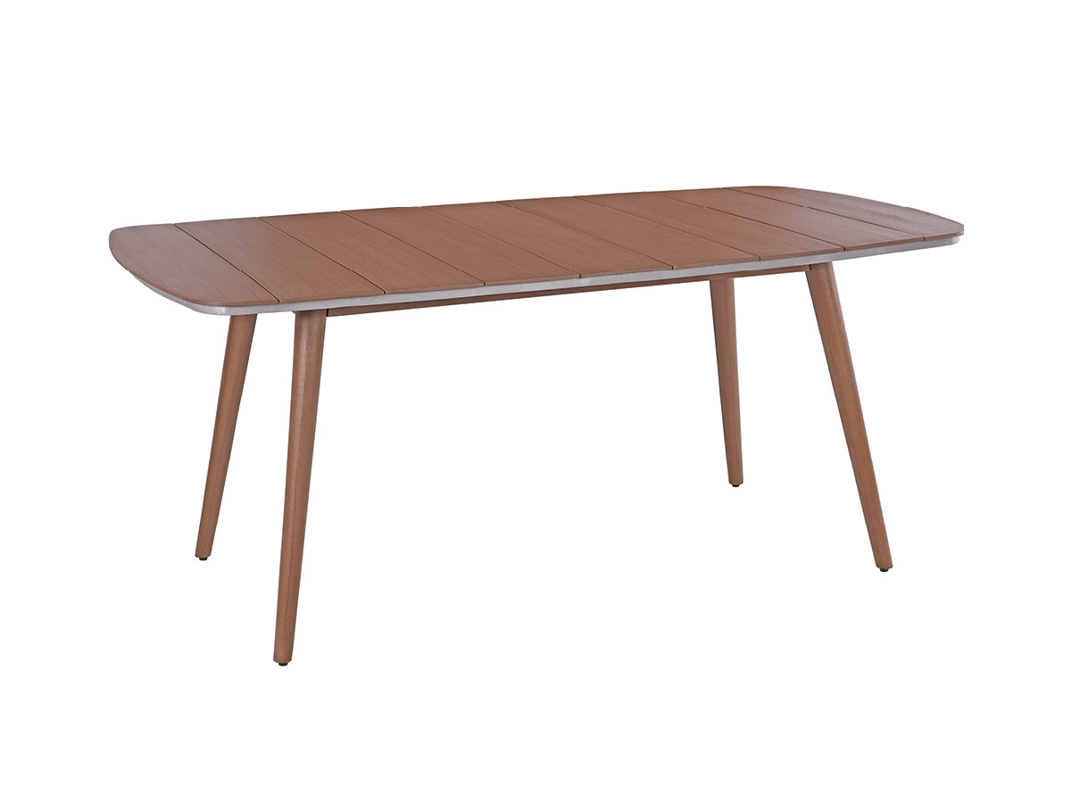 98.00.0903 Обеденный набор Orlando natural 9 предметов. - включая 6 стульев Orlando, 2 кресла Orlando, 1 стол Iconic 100 × 180 Mbm  - Вид №3