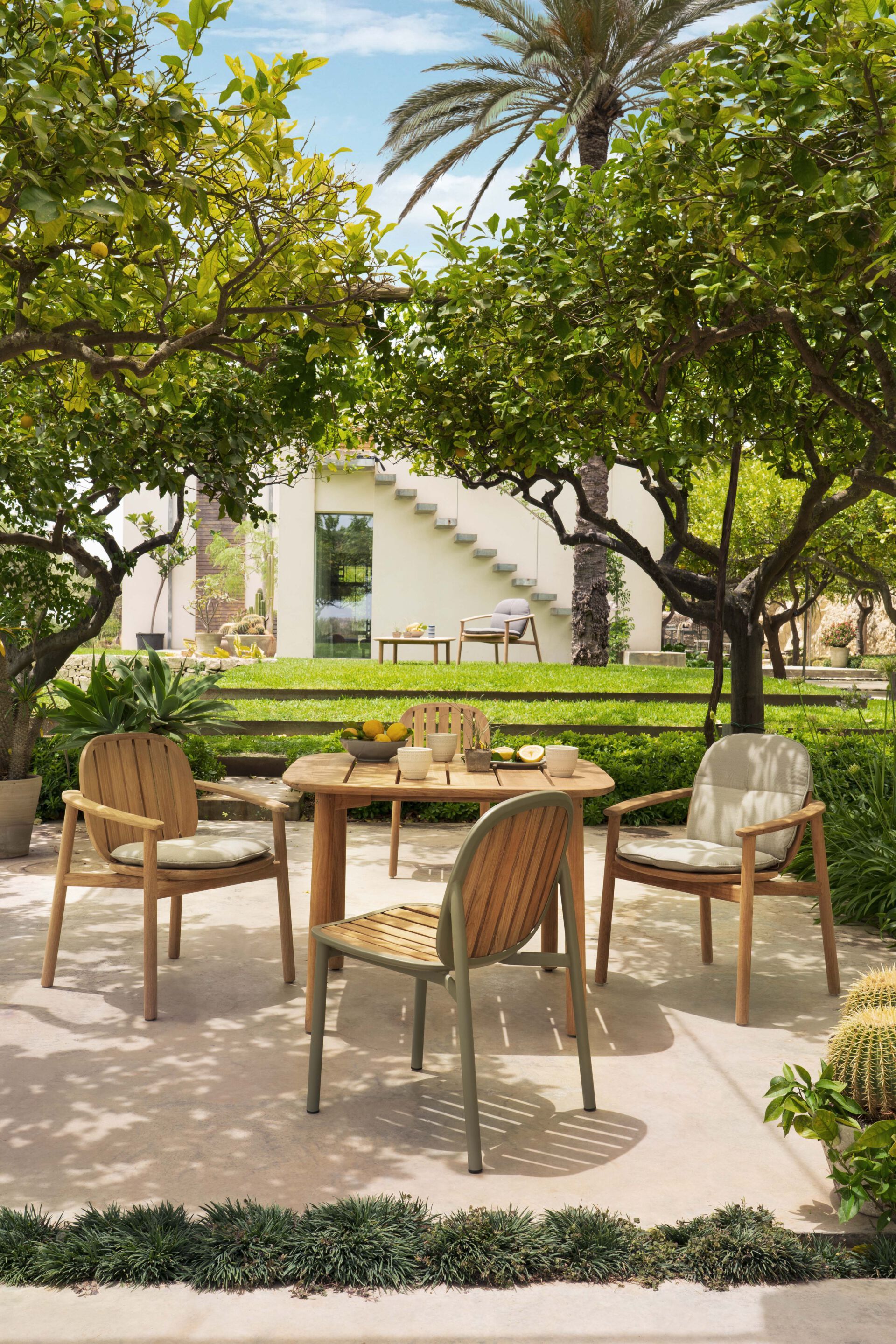 Стул для сада из тикового дерева emu Близнецы ARCH-00006446 - Вид №19