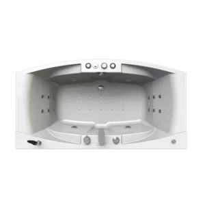 Гидромассаж "Лечебный Chrome" на ванну Сиэтл (двигатель 1500 Вт, джет Глори - 12 шт., джет Магнус, Линц - 4 шт.)