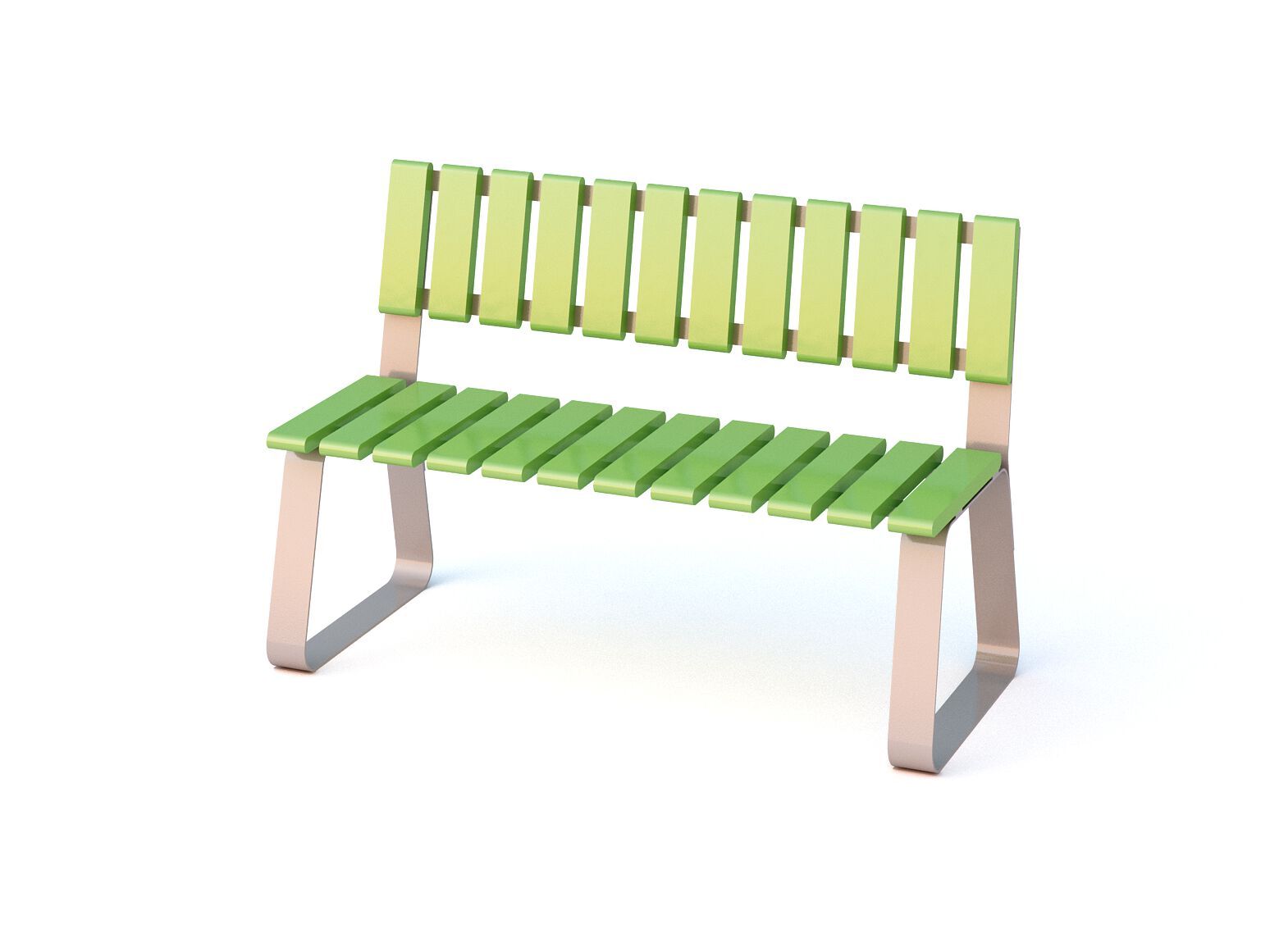 Модульная изогнутая скамья из стали и дерева Viscio Urban Design ITALA ARCH-00112780 - Вид №6