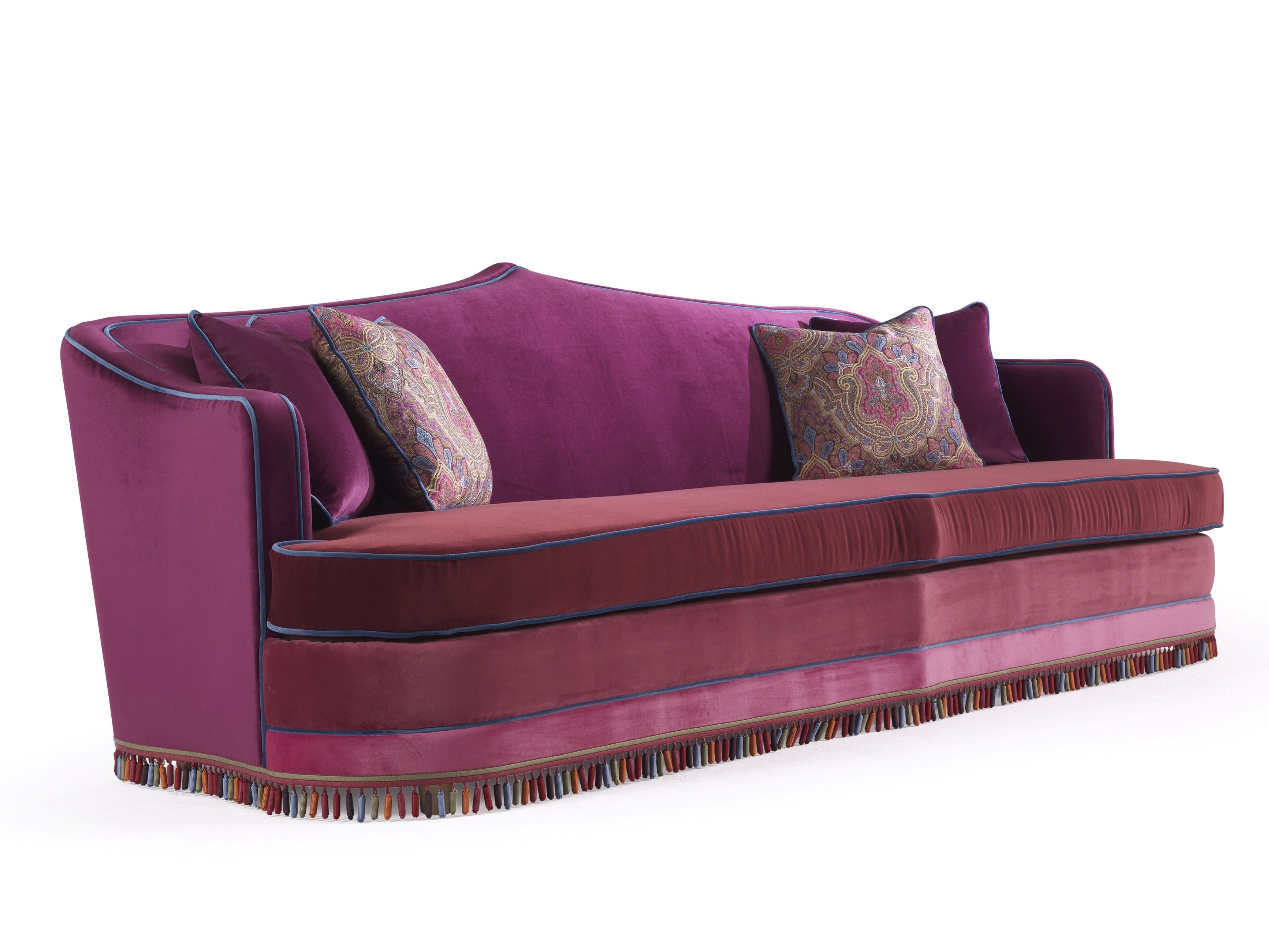 3-местный бархатный диван ETRO Home Interiors Amina ARCH-00086883 - Вид №1