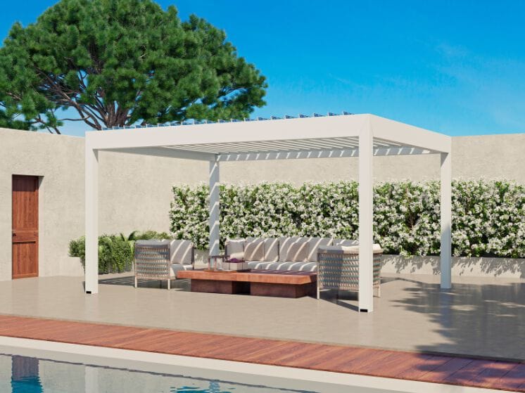 Алюминиевая самонесущая фотоэлектрическая беседка Belle Pergole Enersun ARCH-00070103