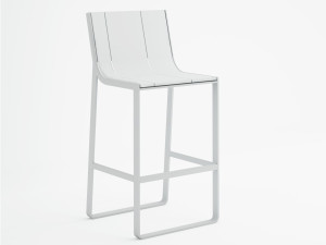 Термолаккированный алюминиевый стул