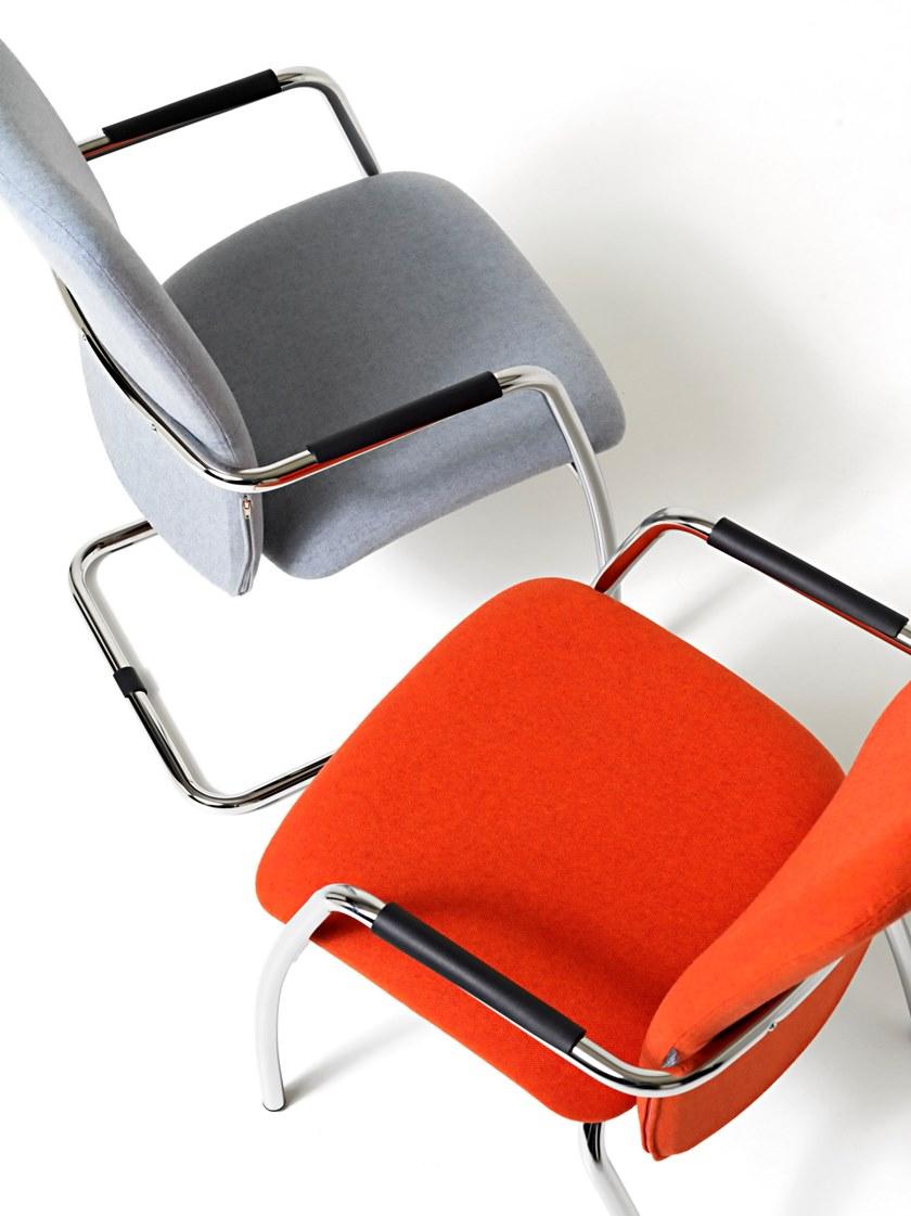 Diemme Стул консольный из ткани с подлокотниками Social sun-id-1443037 - Вид №4