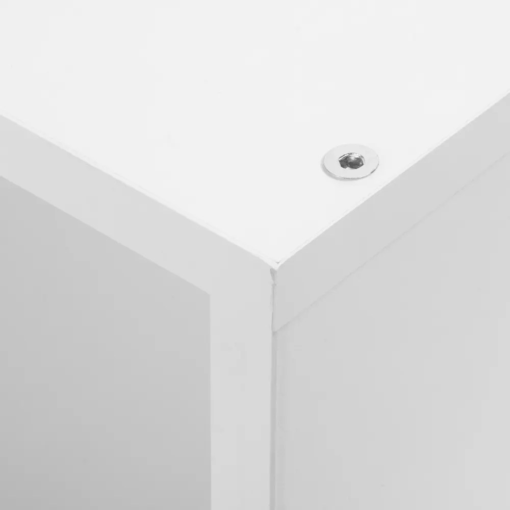 Стеллаж Spaceo KUB 1 секция 18x36.1x31.7 см ЛДСП цвет белый 82731910 STLM-2199081  - Вид №7