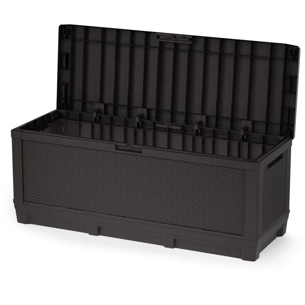 Садовый ящик Ротанг-плюс полипропилен мокко Santreyd STLM-2017270 - Вид №1