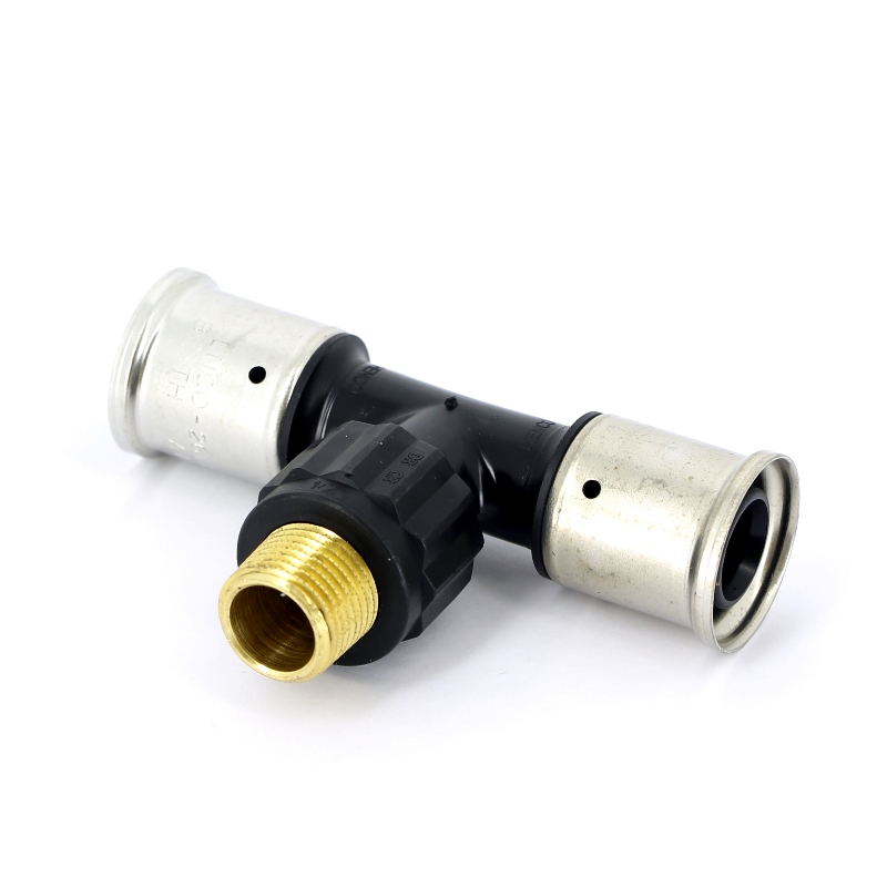 Тройник пресс-Н PVDF HENCO 26х1/2"х26 14PK260426 - Вид №1