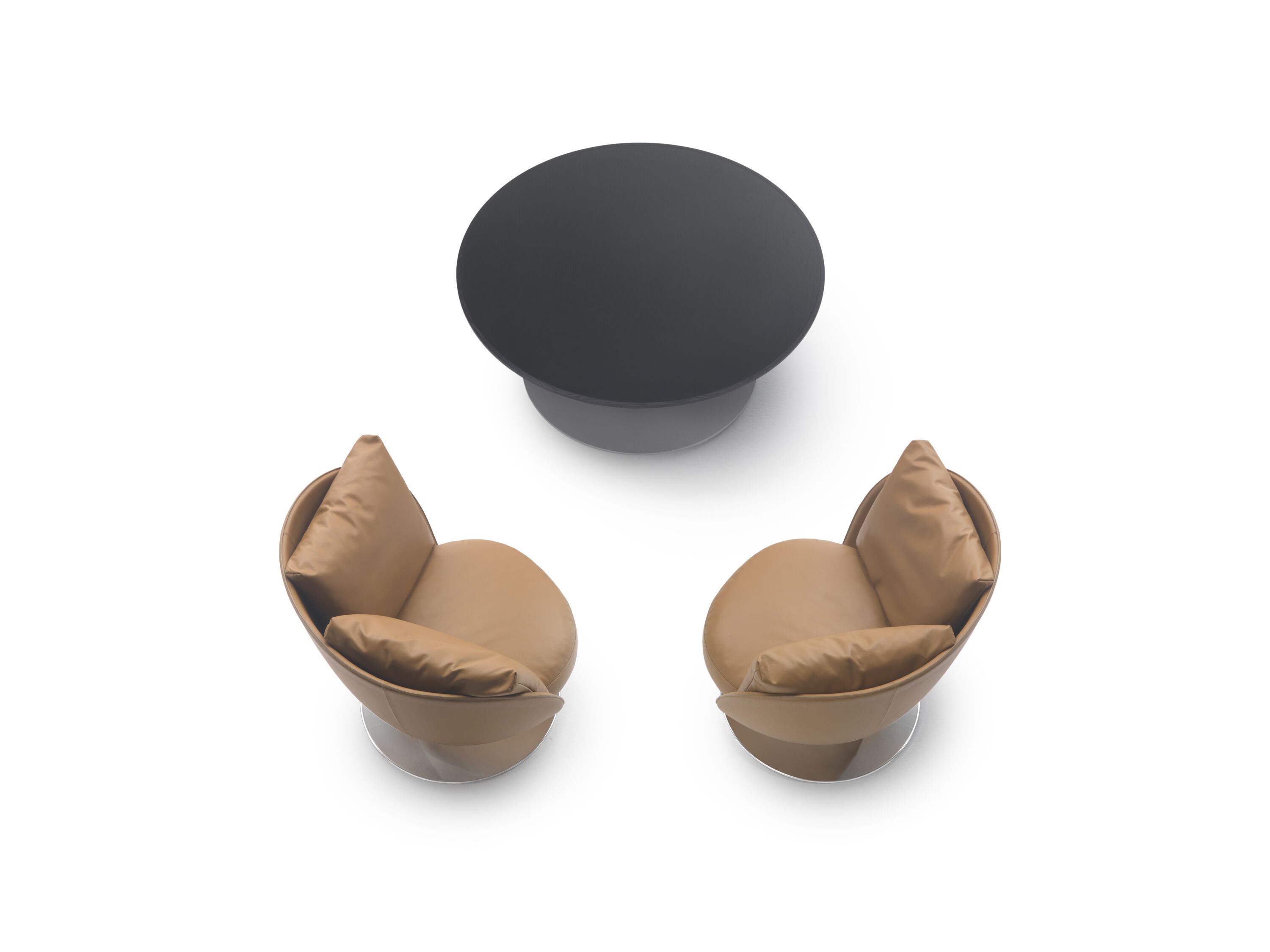 Низкий круглый журнальный столик Flexform ERI ARCH-00104521 - Вид №1