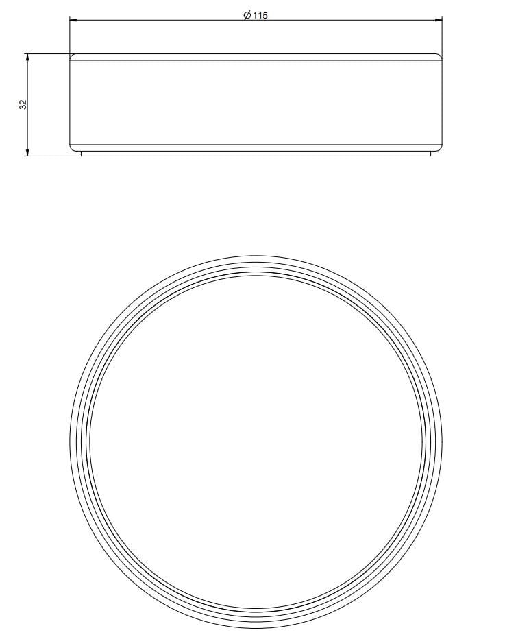 Керамическая подставка для мыла Gessi кольцо ARCH-00130560 - Вид №2