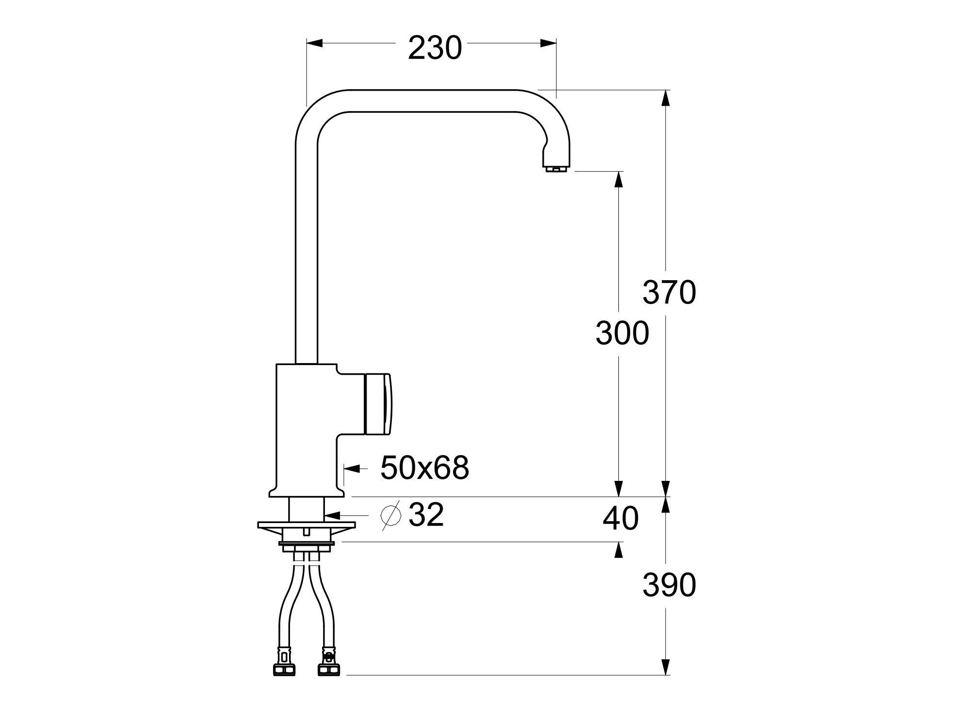 Однорычажный смеситель для кухни с поворотным изливом GUGLIELMI RUBINETTERIE AG ARCH-00123311 - Вид №2