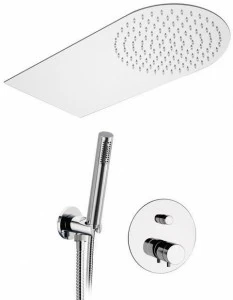 Remer Rubinetterie Смеситель для душа из хромированной латуни с ручным душем Minimal thermo Nt 09 s02 ufm