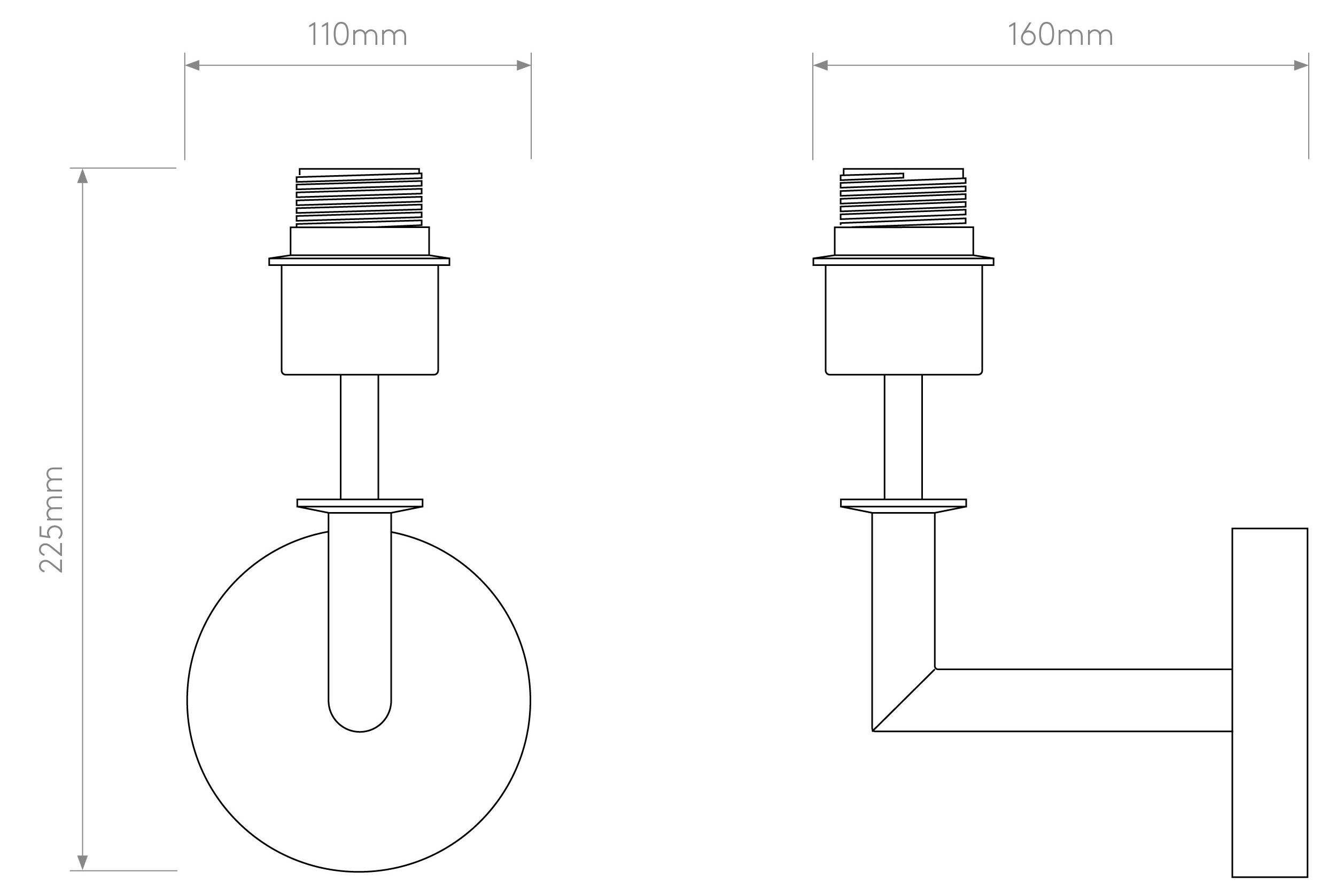 Цинковый настенный светильник Astro Lighting клуб ARCH-00018532 - Вид №6