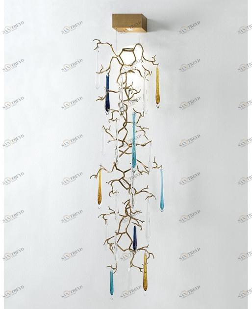 Serip Бра из бронзы ручной работы Aqua Ap1445/1