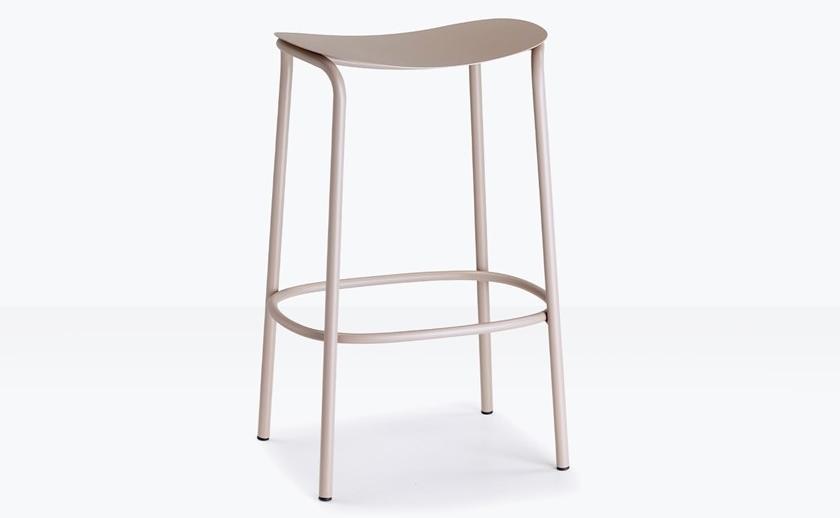 SCAB DESIGN Табурет из высокой стали с подставкой для ног Trick sun-id-1386632 - Вид №1