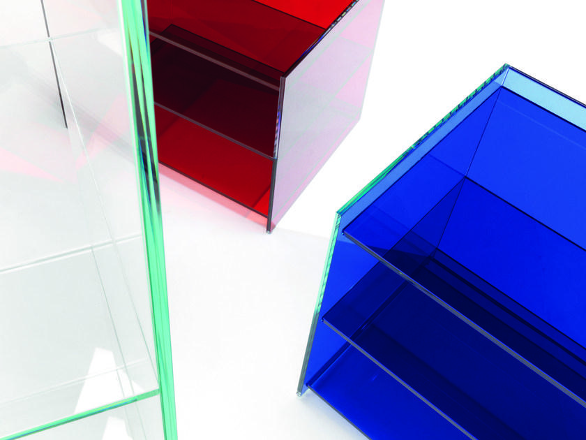 Glas Italia Открытый отдельно стоящий стеклянный книжный шкаф sun-id-1443765 - Вид №1