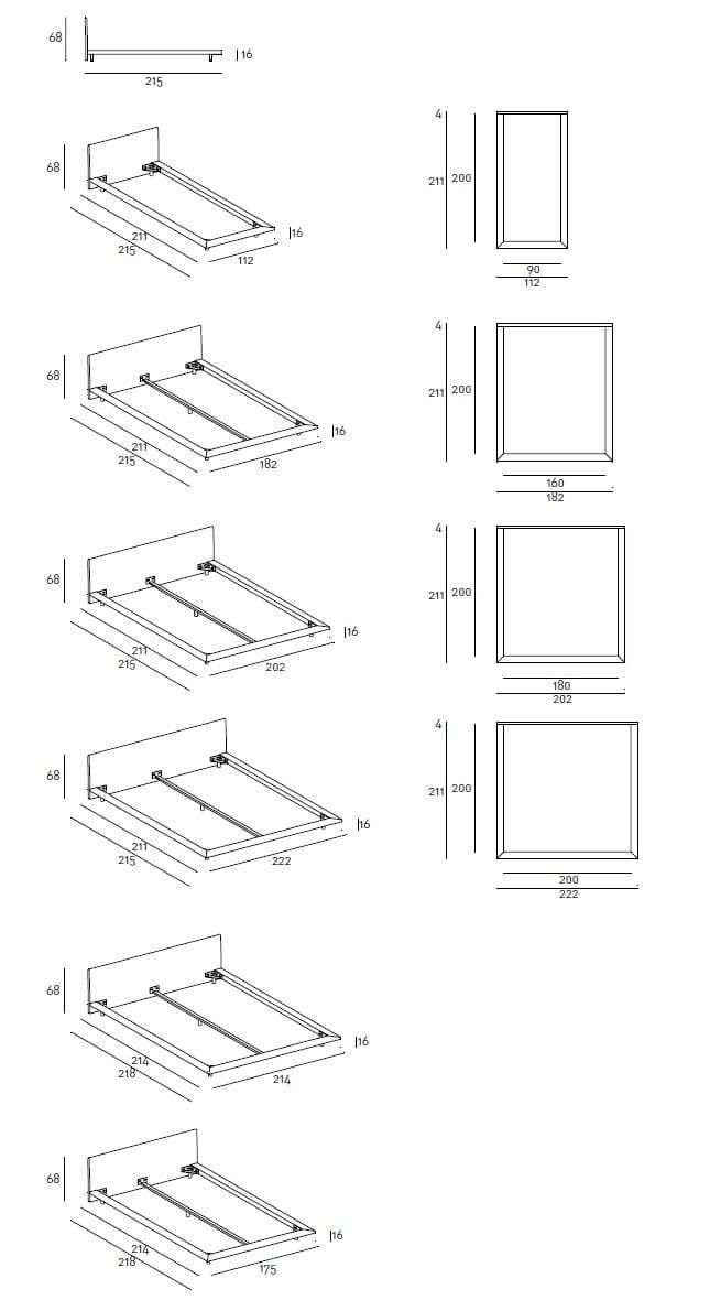 Современный стиль раскладной диван-кровать Living Divani сорочка ARCH-00001441 - Вид №1