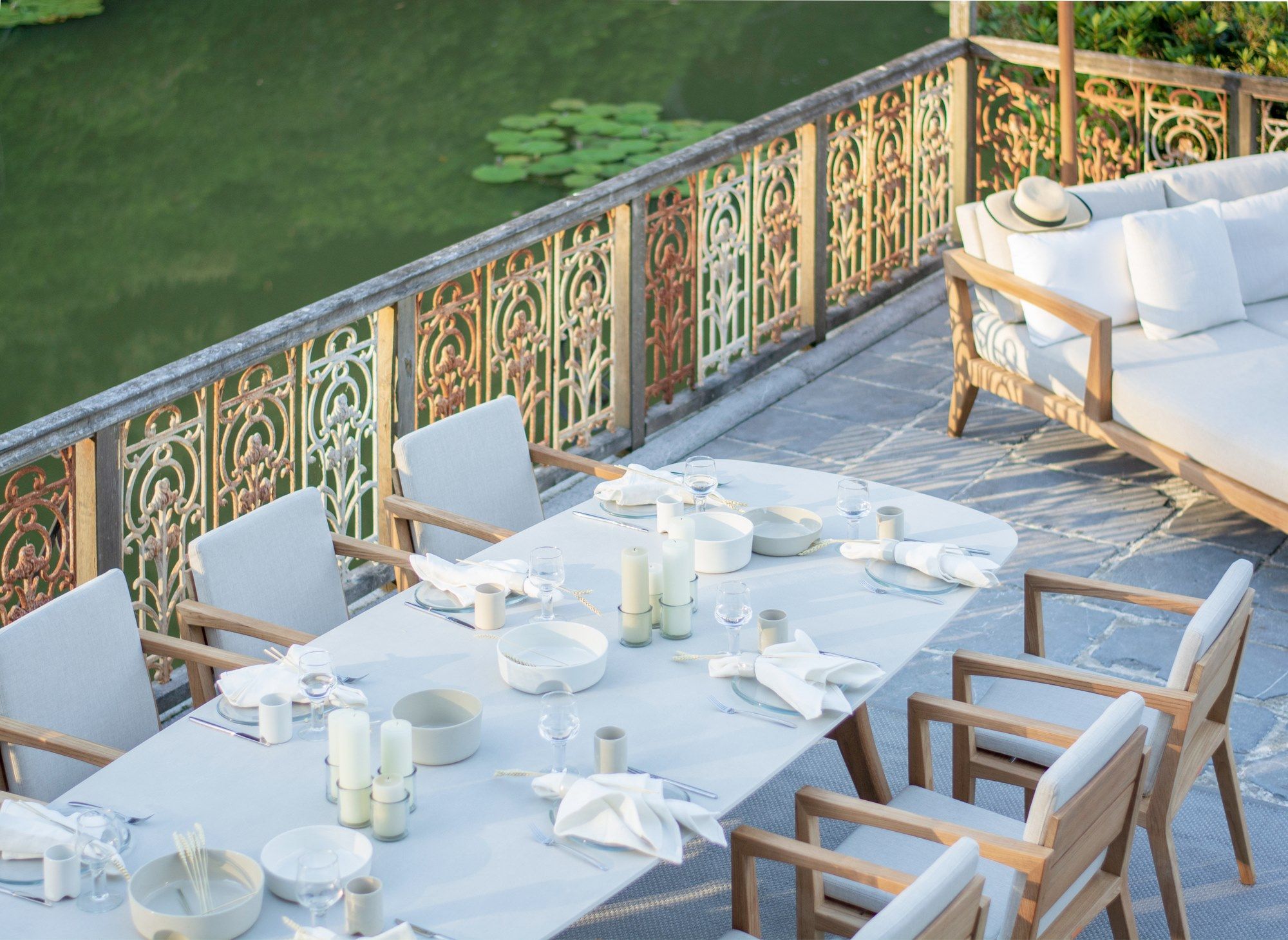 Керамический прямоугольный садовый стол Royal Botania Zidiz ARCH-00014592