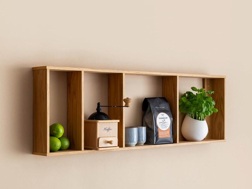 We Do Wood Открытая навесная полка из дерева  3040201  - Вид №4