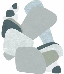 Tapis Rouge Ковер ручной работы из шерсти и шелка Abstraction Tr1760