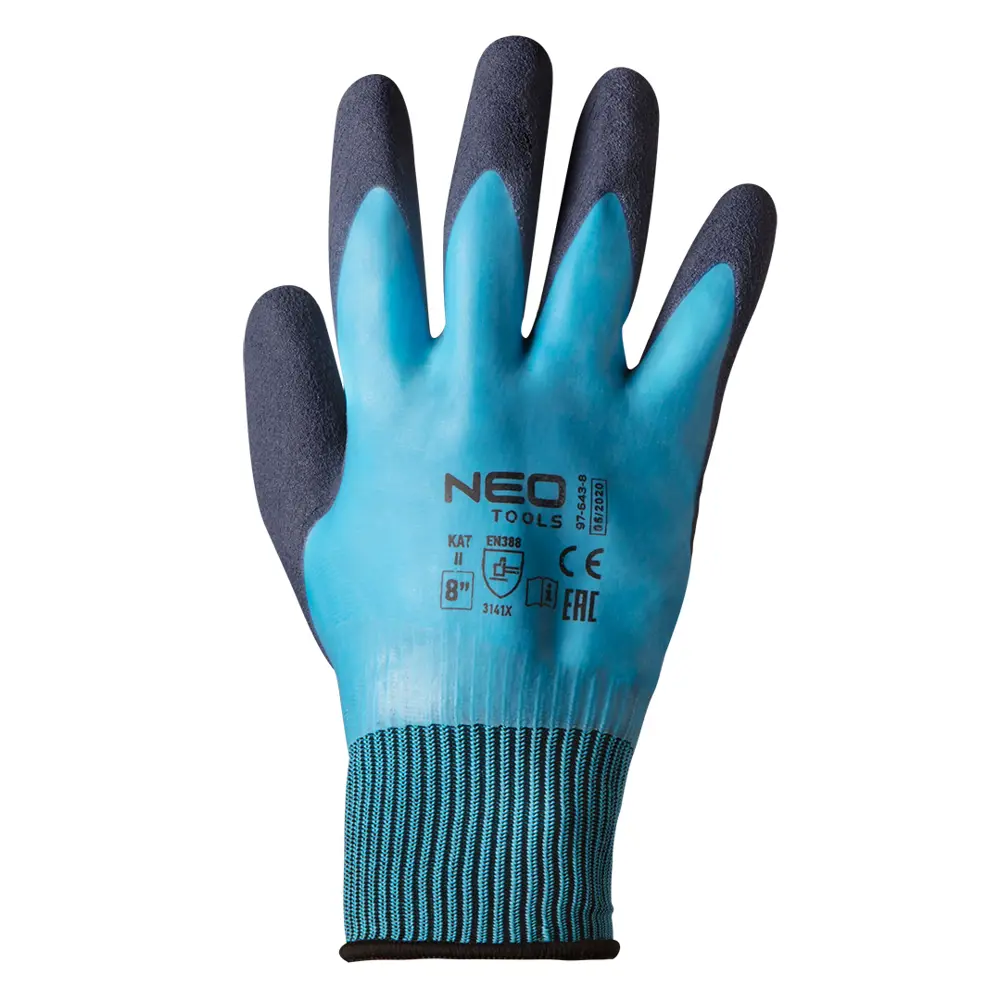 Перчатки полиэстеровые обливные Neo размер 8/M 97-643 Neò STLM-2004448 - Вид №1