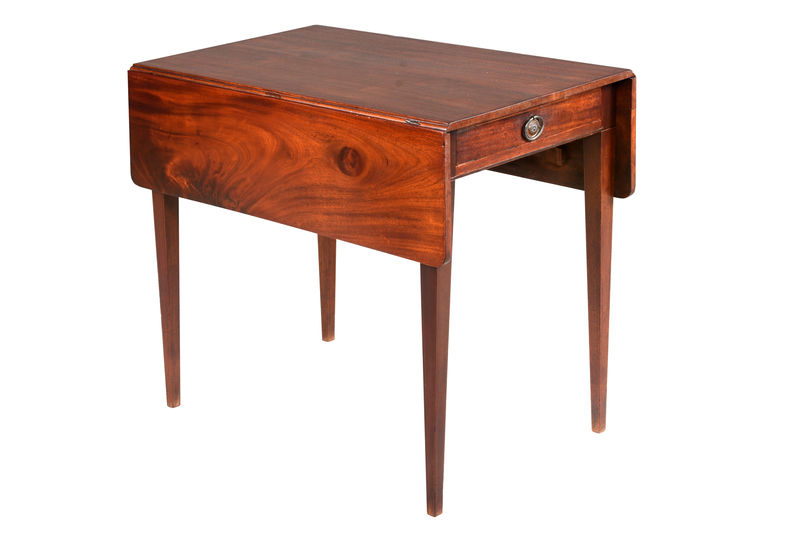 SOR27442 Стол из красного дерева Пемброк ijlbrown 