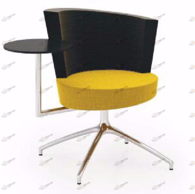 TALIN Мягкое кресло из ткани с 4 спицами и подлокотниками Elipse sun-id-1394582