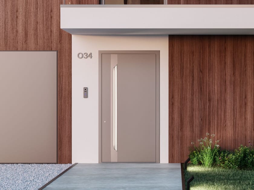 Алюминиевая входная дверь WnD ATRIUM 75 - DESIGN PRO ARCH-00046107