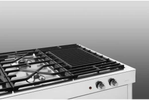 ALPES-INOX Электрическая плита из нержавеющей стали с грилем Strumenti d’oggi