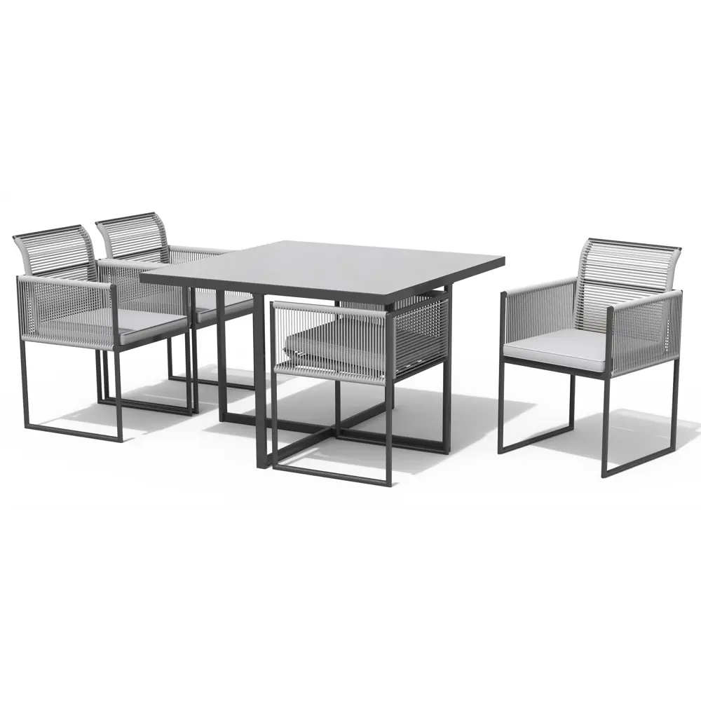 NATERIAL Compass: садовый обеденный набор со складными стульями 84855722 STLM-0056174 - Вид №1