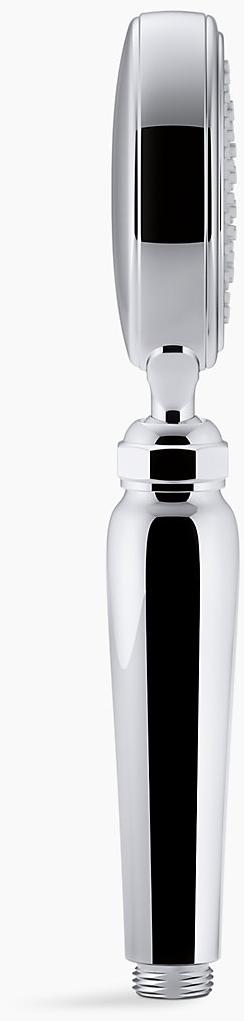 KOHLER Однофункциональный ручной душ Artifacts 2,0 галлона в минуту с технологией впуска воздуха Katalyst K-72776-CP  - Вид №4