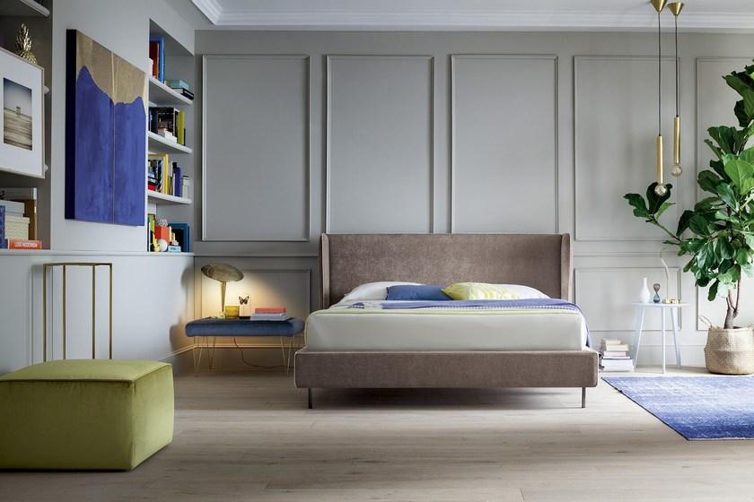 Felis Кровать для хранения из мягкой ткани в современном стиле с обитым изголовьем Bedstories#2 sun-id-1497509 - Вид №1