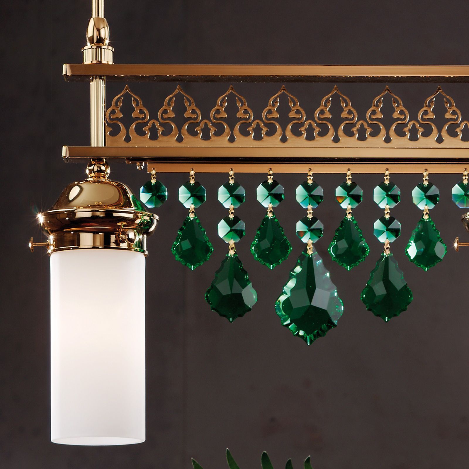 Подвесной светильник из латуни с кристаллами Orion Oriontal ARCH-00023331 - Вид №1