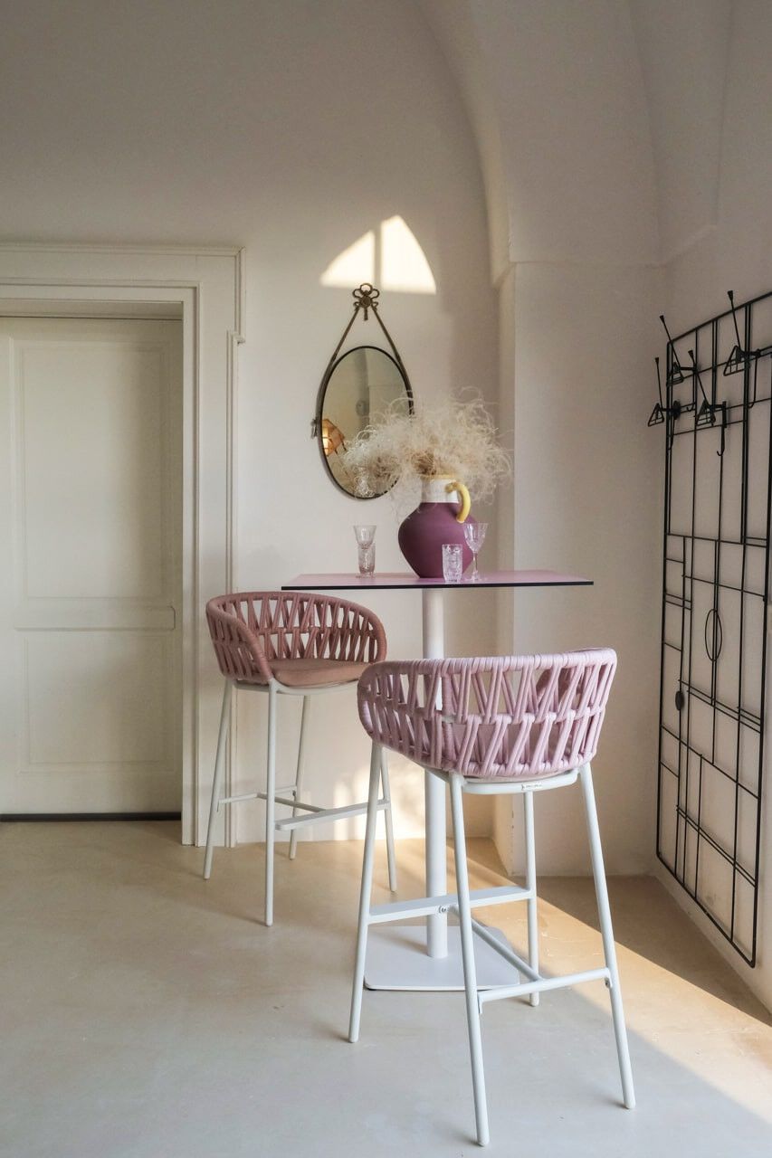 Высокий садовый стул со спинкой DRIGANI Drop ARCH-00061399 - Вид №4